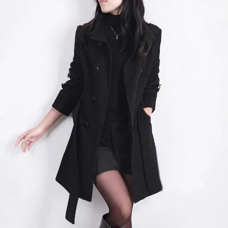 Lilyana - Eleganter trenchcoat voor dames