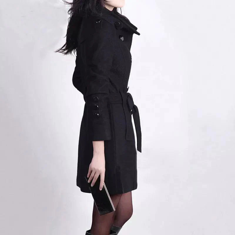 Lilyana - Eleganter trenchcoat voor dames