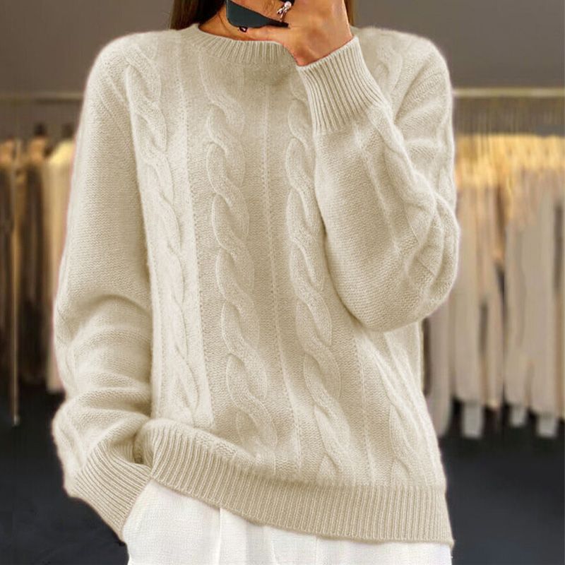 Alida - eleganter pullover aus strick