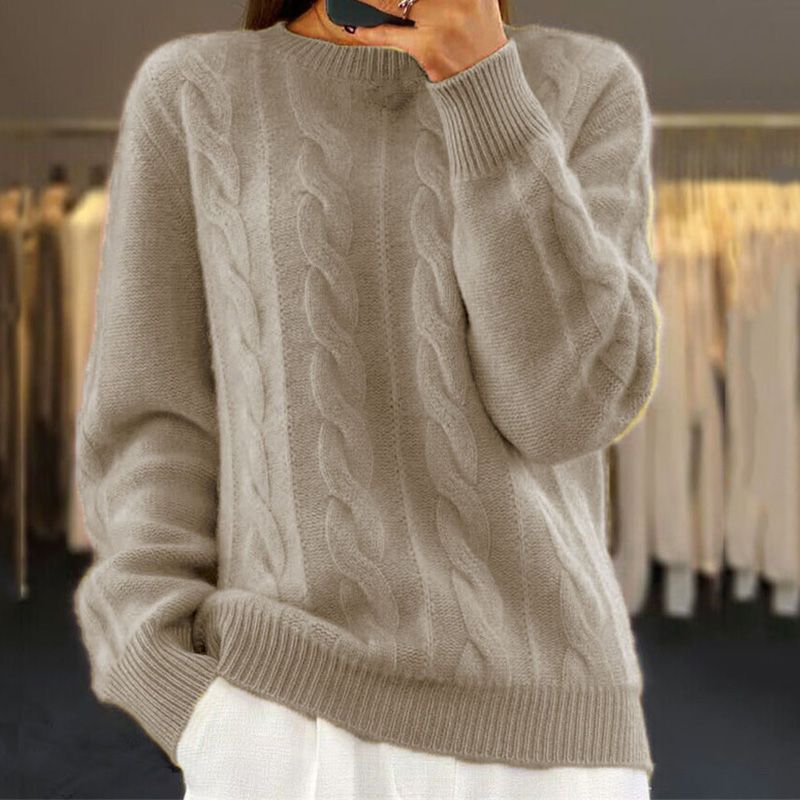 Alida - eleganter pullover aus strick