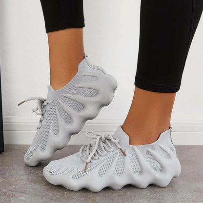 Futuristische sneakers met een ademend ontwerp