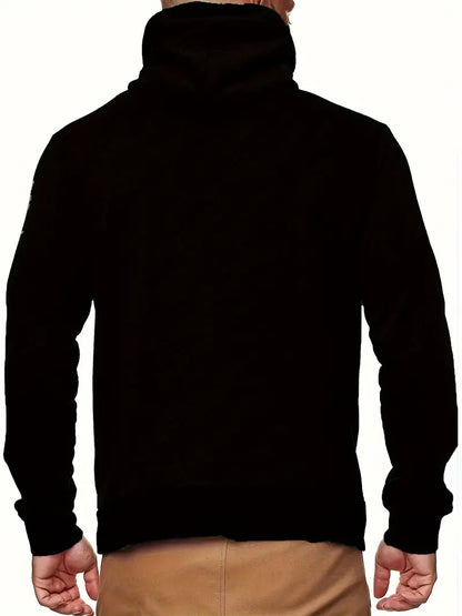 Andrew casual hoodie met gezichtsbedekking