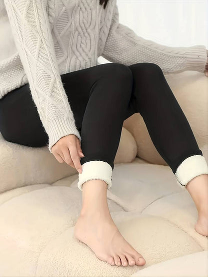 Emily legging met hoge taille en fleecevoering