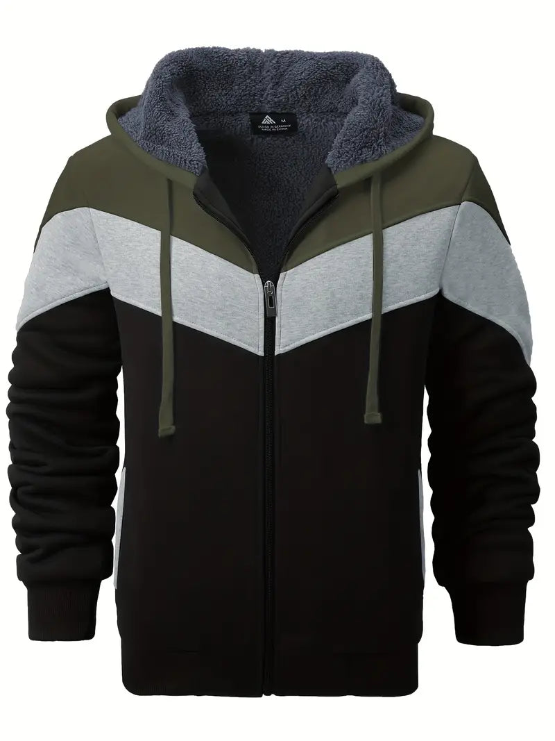 Christopher - warm gevoerde hoodie voor heren