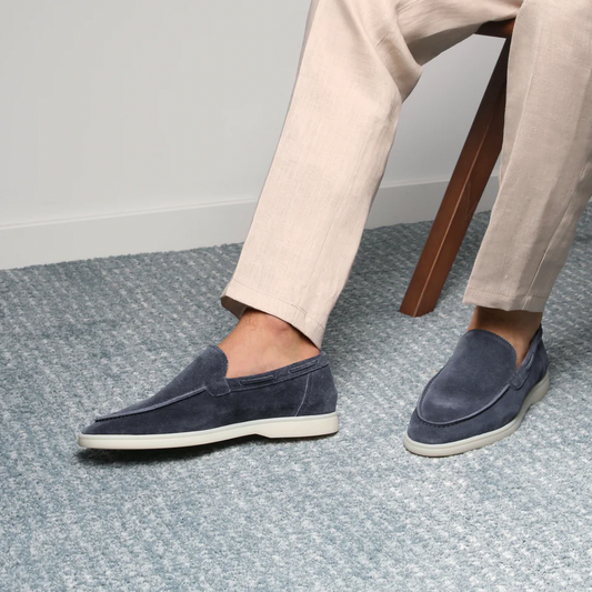 Valerio - super stijlvolle en comfortabele leren loafers voor heren