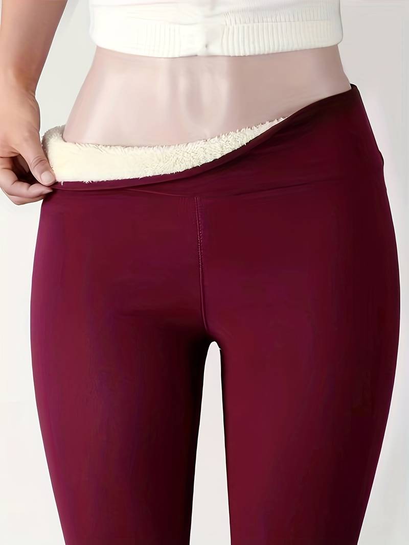 Emily legging met hoge taille en fleecevoering