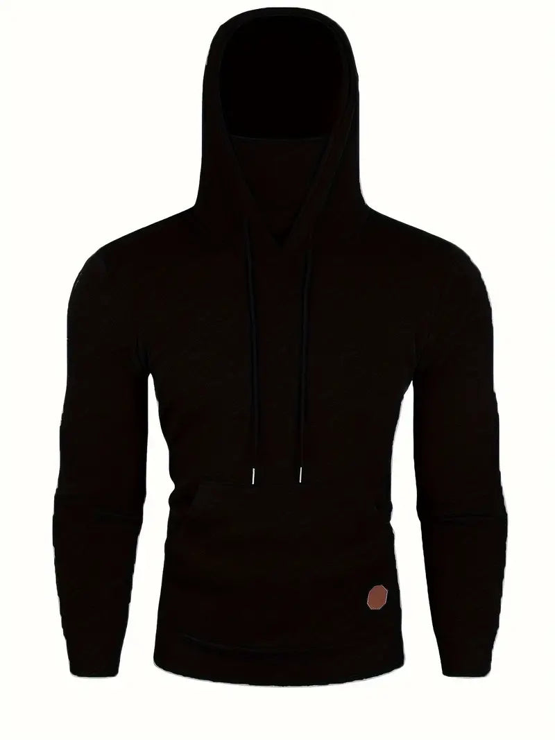 Andrew casual hoodie met gezichtsbedekking