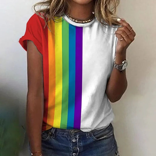 Nettie - stijlvol regenboogshirt