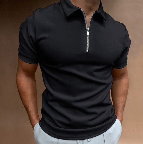 Santiago - poloshirt met ritssluiting