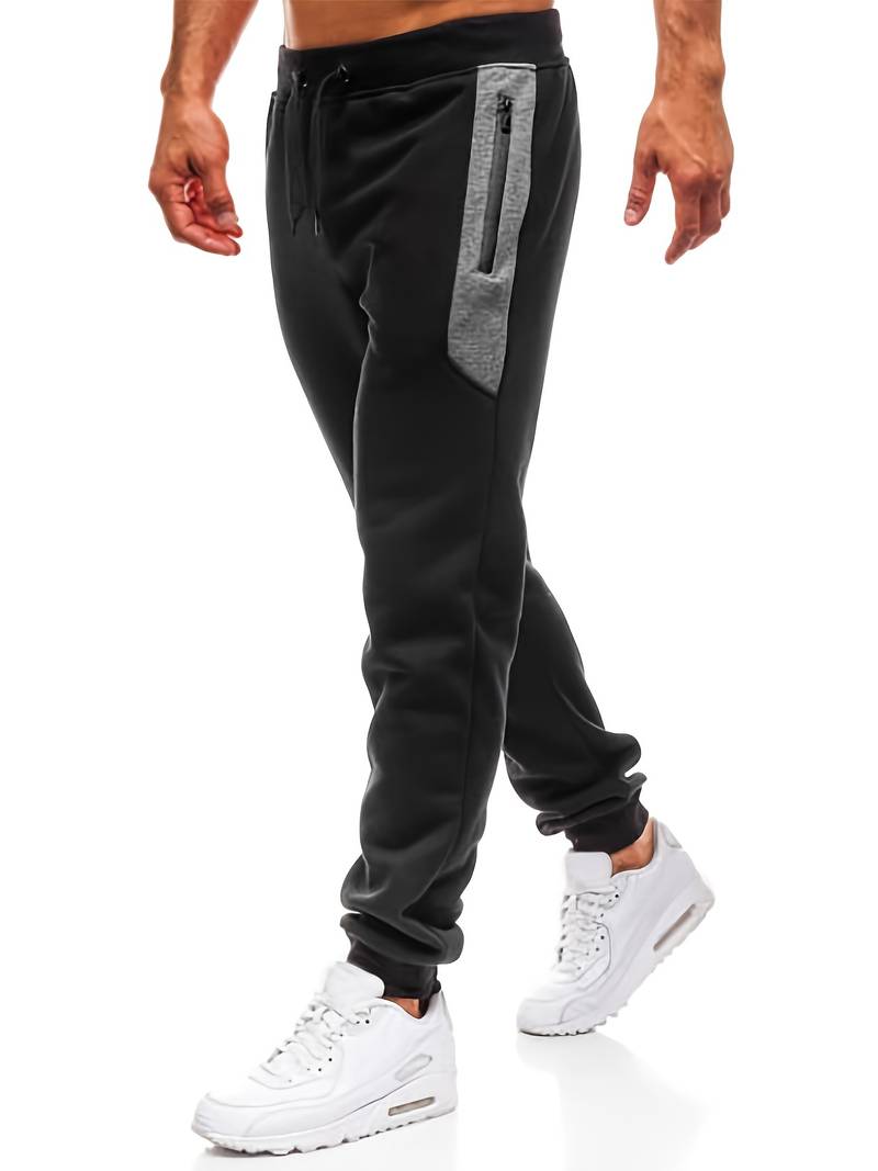 Derek – casual joggingbroek met zakken met ritssluiting